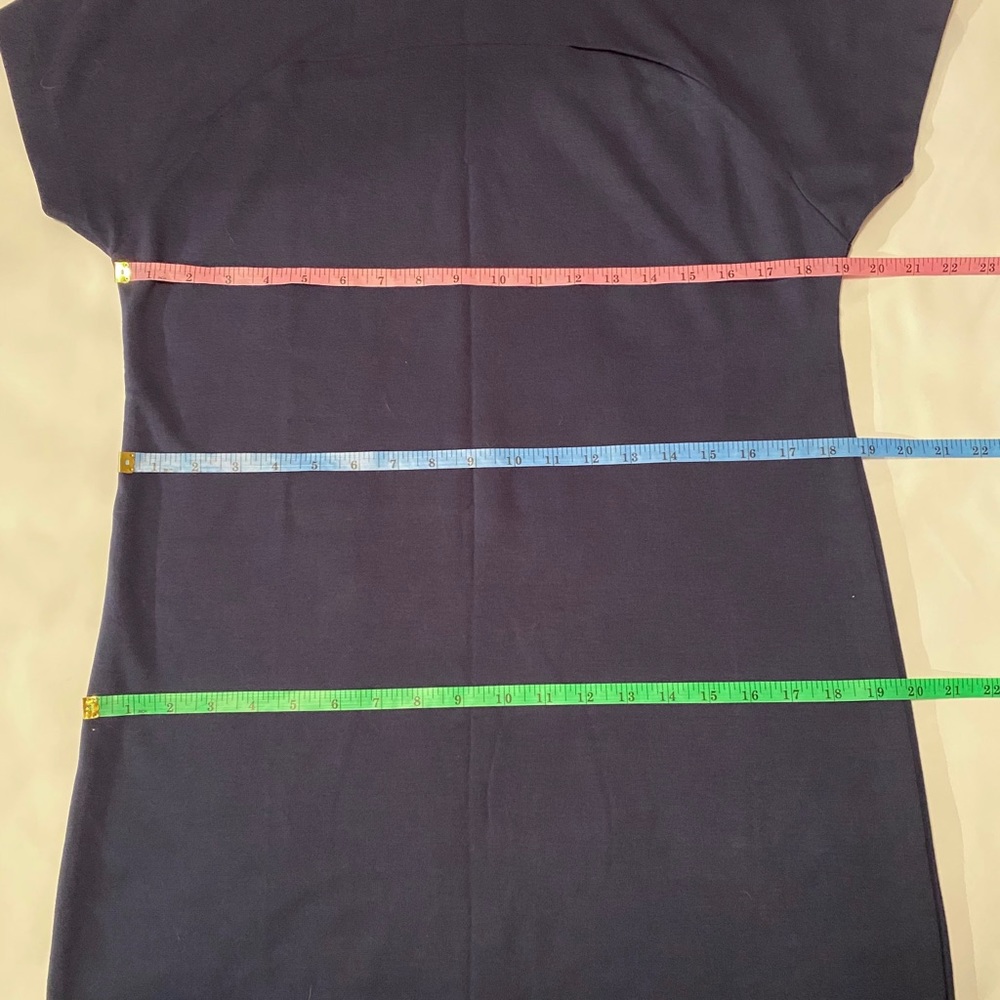 NWOT Old Navy Blue Short Sleeve Dress - Picture 8 of 9
